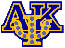 AKPsi pin avaiable with pearls or sapphires