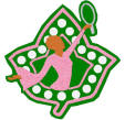 Pearl pin w/ Mirror Lady