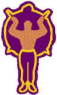 Psi Man 1 w/ shield halo, originally designed by University Apparel