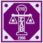 Sigma Lambda Beta pearl pin