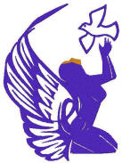 Dove Lady, reaching for dove