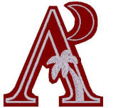 Lambda Theta Alpha: Lambda w/ Palm & Crescent, originally designed by University Apparel