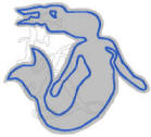 Original LTO floating mermaid, available with number at an additional cost