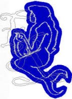 Lambda Tau Omega Hand-Sign Mermaid