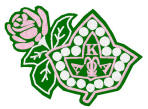 1990's Pearl pin w/ rose
