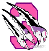 panther claws, shown over number 3