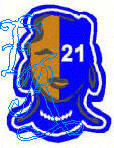 Lady with split-face