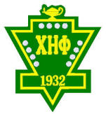 Chi Eta Phi crest outline, available w/ Greek letters, number, chapter/date, etc.