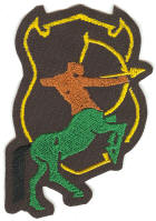 Centaur w/ shield halo, originally designed by University Apparel
