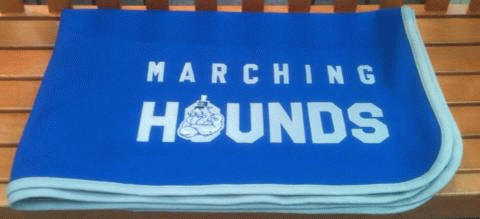 Marching HOUNDS wool blanket. $134.99 as shown.