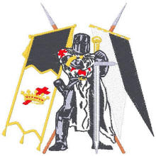 Templar Knight #2 with Standard & Beauseant
